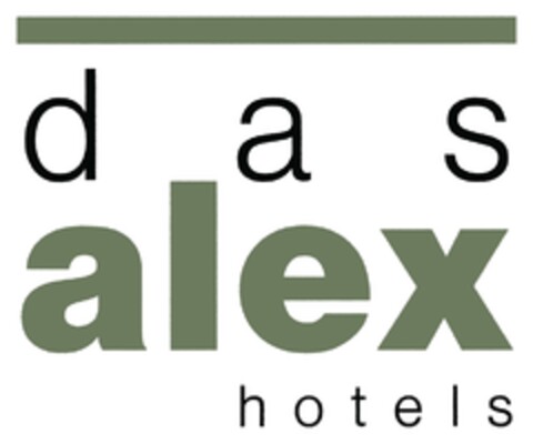 das alex hotels Logo (DPMA, 30.06.2018)