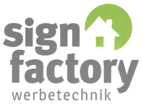 sign factory werbetechnik Logo (DPMA, 14.01.2020)