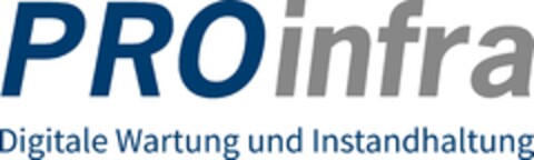 PROinfra Digitale Wartung und Instandhaltung Logo (DPMA, 15.02.2023)