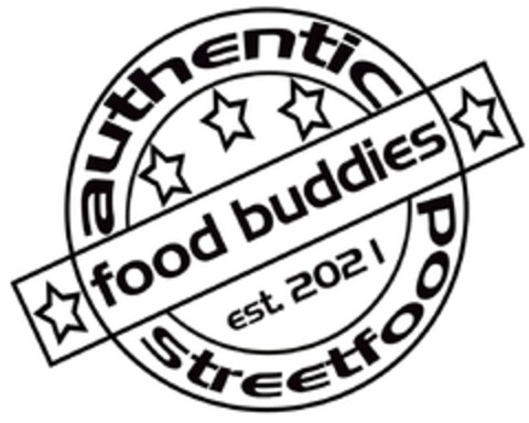 food buddies authentic streetfood est. 2021 Logo (DPMA, 28.06.2024)