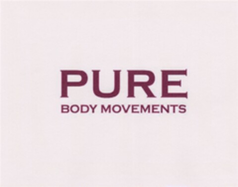 PURE BODY MOVEMENTS Logo (DPMA, 04/26/2007)