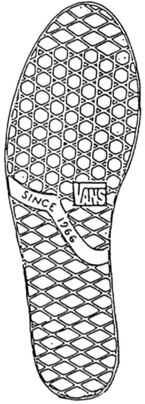 VANS SINCE 1966 Logo (DPMA, 21.03.1995)