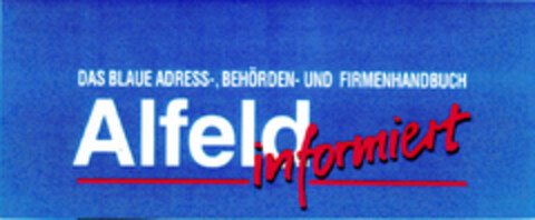 DAS BLAUE Alfeld informiert Logo (DPMA, 09.06.1995)