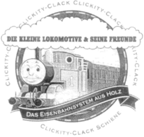 CLICKITY-CLACK  Die Kleine Lokomotive & Seine Freunde Logo (DPMA, 29.01.1996)