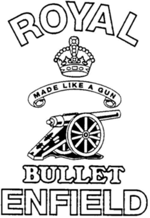 ROYAL MADE LIKE A GUN BULLET ENFIELD Logo (DPMA, 02/23/1996)