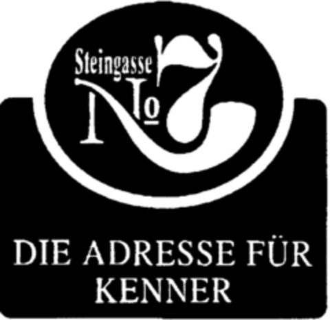 Steingasse No. 7 DIE ADRESSE FÜR KENNER Logo (DPMA, 06/10/1997)