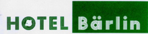 HOTEL Bärlin Logo (DPMA, 05.09.1998)