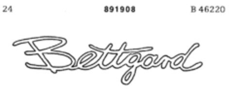 Bettgard Logo (DPMA, 11.05.1971)