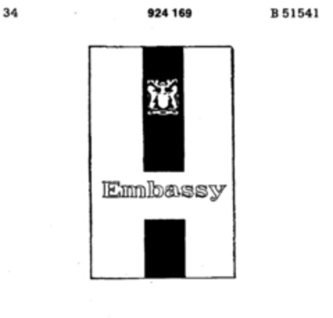 Embassy Logo (DPMA, 09/17/1973)