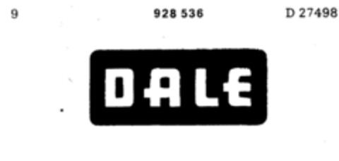 DALE Logo (DPMA, 26.01.1973)