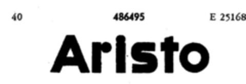 Aristo Logo (DPMA, 31.01.1936)