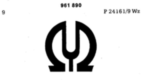 961890 Logo (DPMA, 25.10.1976)