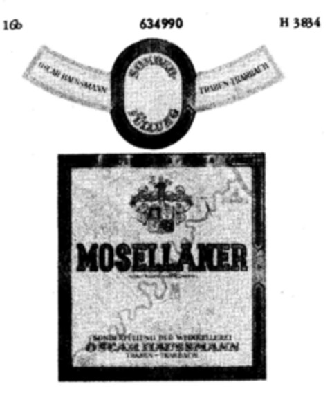 MOSELLANER Logo (DPMA, 04.02.1952)