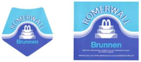 RÖMERWALL Brunnen Logo (DPMA, 29.10.1977)