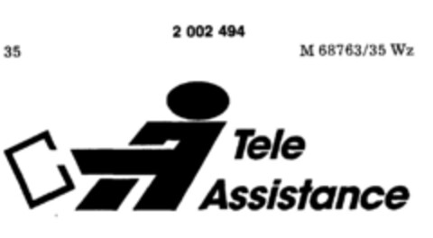 A Tele Assistance Logo (DPMA, 11/28/1990)