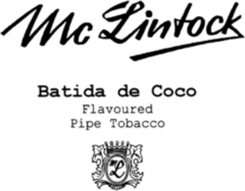 Mc Lintock Batida de Coco Logo (DPMA, 10.08.1994)