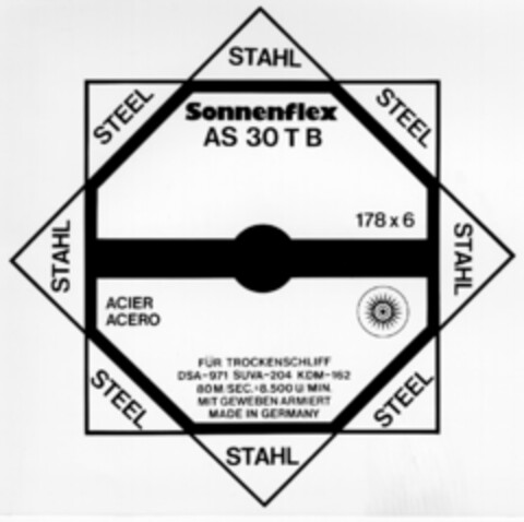 Sonnenflex AS 30 T B Logo (DPMA, 30.09.1980)