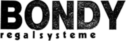 BONDY regalsysteme Logo (DPMA, 26.02.1992)