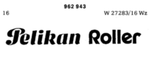 Pelikan Roller Logo (DPMA, 17.09.1976)