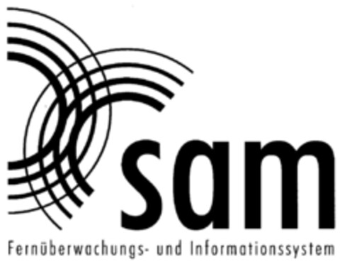 sam Fernüberwachungs- und Informationssystem Logo (DPMA, 08/08/2001)