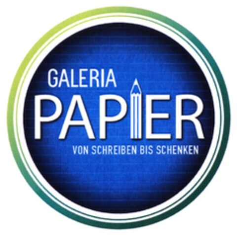GALERIA PAPIER VON SCHREIBEN BIS SCHENKEN Logo (DPMA, 05.06.2008)