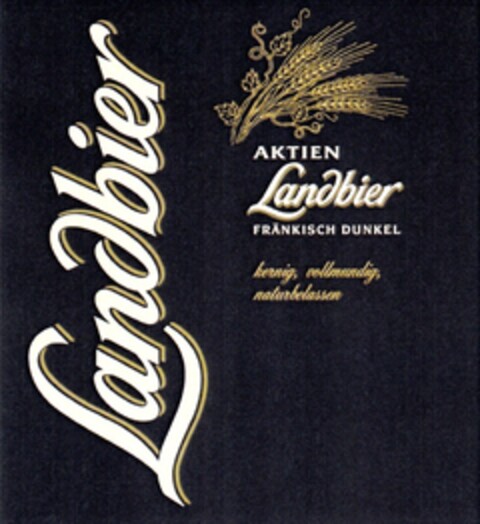 AKTIEN Landbier FRÄNKISCH DUNKEL Logo (DPMA, 17.06.2008)