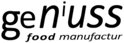 geniuss food manufactur Logo (DPMA, 28.06.2010)