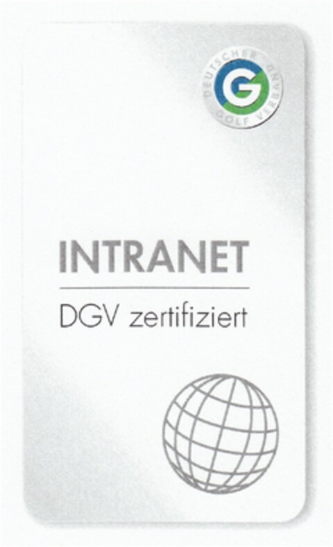 INTRANET DGV zertifiziert DEUTSCHER GOLF VERBAND Logo (DPMA, 23.01.2013)