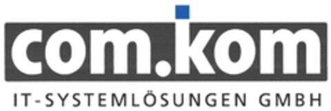 com.kom IT-SYSTEMLÖSUNGEN GMBH Logo (DPMA, 08/25/2016)