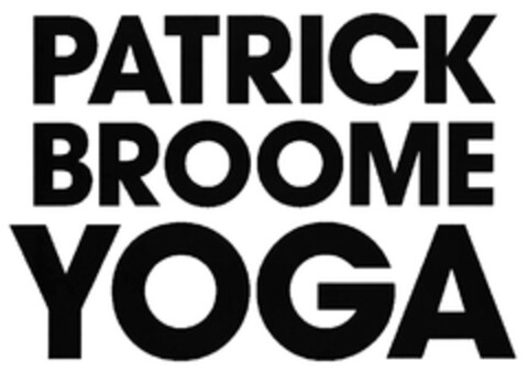 PATRICK BROOME YOGA Logo (DPMA, 01.08.2017)