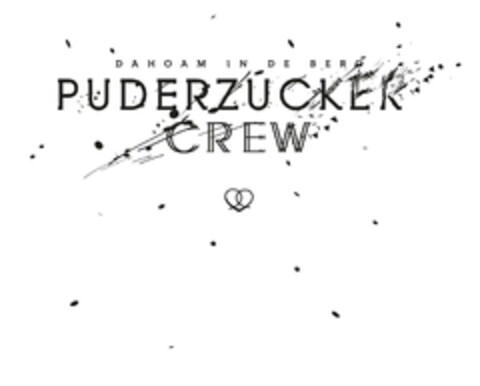 DAHOAM IN DE BERG PUDERZUCKER CREW Logo (DPMA, 20.08.2019)