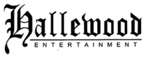 Hallewood ENTERTAINMENT Logo (DPMA, 03/14/2003)