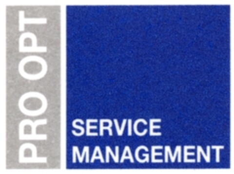 PRO OPT SERVICE MANAGEMENT Logo (DPMA, 30.05.2003)