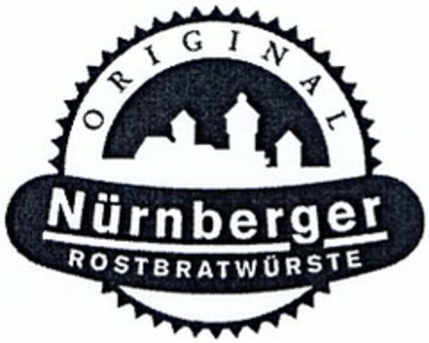 ORIGINAL Nürnberger ROSTBRATWÜRSTE Logo (DPMA, 05/14/2004)