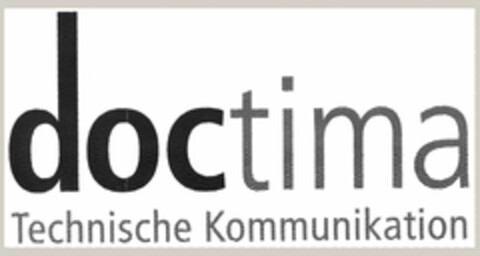 doctima Technische Kommunikation Logo (DPMA, 18.06.2004)