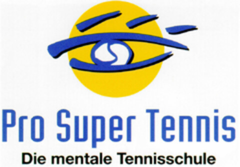 Pro Super Tennis Die mentale Tennisschule Logo (DPMA, 10.02.1995)
