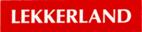 LEKKERLAND Logo (DPMA, 24.10.1995)