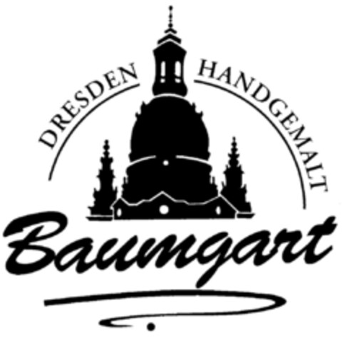 DRESDEN HANDGEMALT Baumgart Logo (DPMA, 14.06.1996)