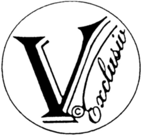 V Exclusiv Logo (DPMA, 25.07.1996)