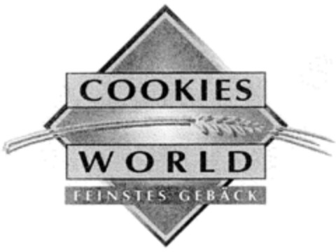 COOKIES WORLD FEINSTES GEBÄCK Logo (DPMA, 08/27/1997)