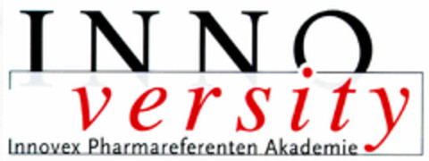 INNO versity Innovex Pharmareferenten Akademie Logo (DPMA, 30.07.1999)