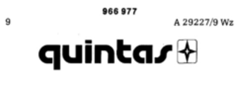 quintas Logo (DPMA, 02.05.1977)