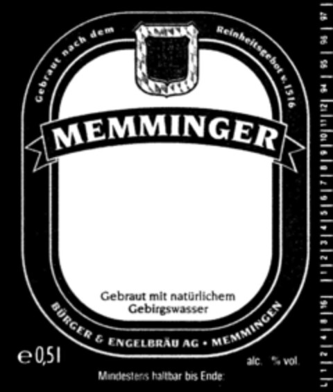 MEMMINGER Logo (DPMA, 07.03.1994)