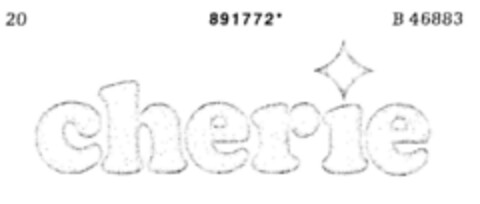 cherie Logo (DPMA, 25.09.1971)