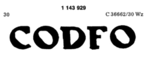 CODFO Logo (DPMA, 24.07.1987)