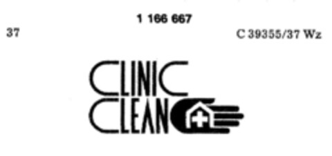 CLINIC CLEAN Logo (DPMA, 11.07.1989)