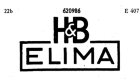 H&B ELIMA Logo (DPMA, 03.05.1950)