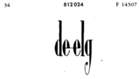 de-elg Logo (DPMA, 21.12.1963)