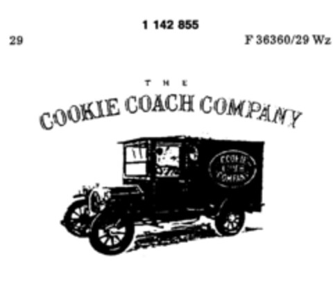 THE COOKIE COACH COMPANY Logo (DPMA, 13.05.1988)