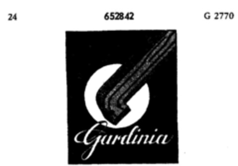 Gardinia Logo (DPMA, 28.08.1952)